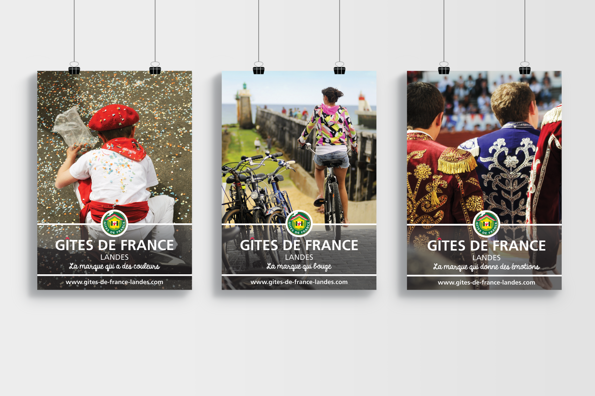 Affiches Gîte de France Landes