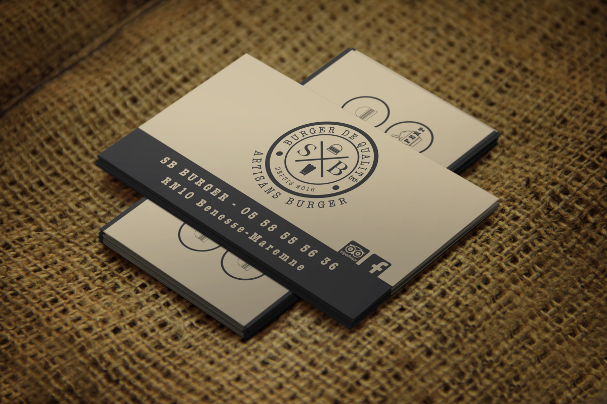 Carte de visite SB BURGER